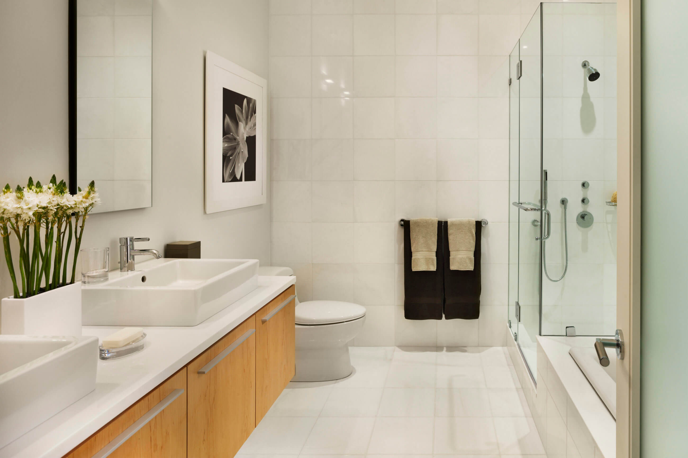 The Ayer bathrooms interiors