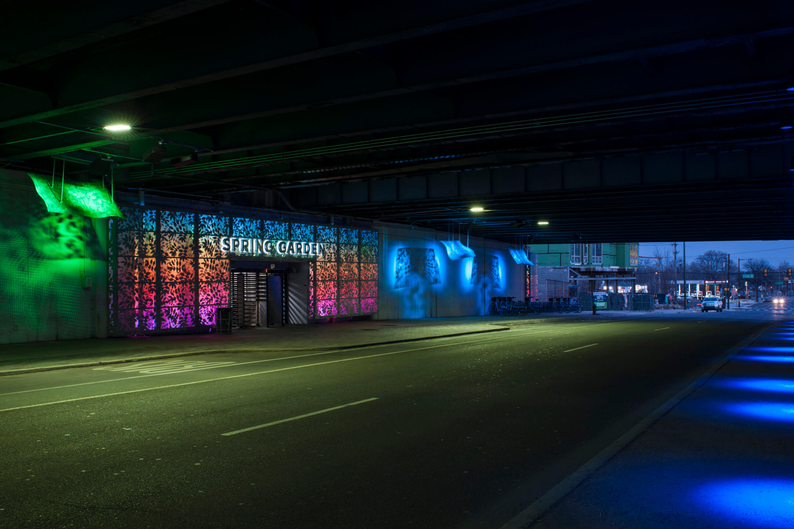 colorful Philadelphia underpass