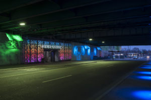 colorful Philadelphia underpass