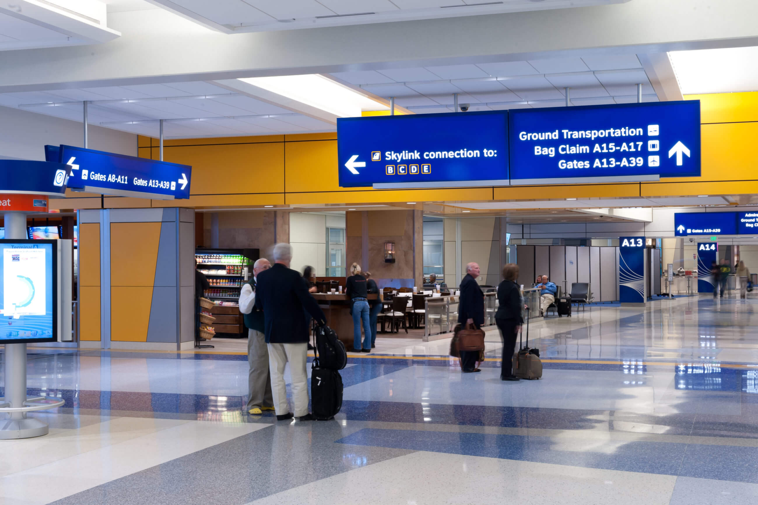 dallas airport interior design renovations