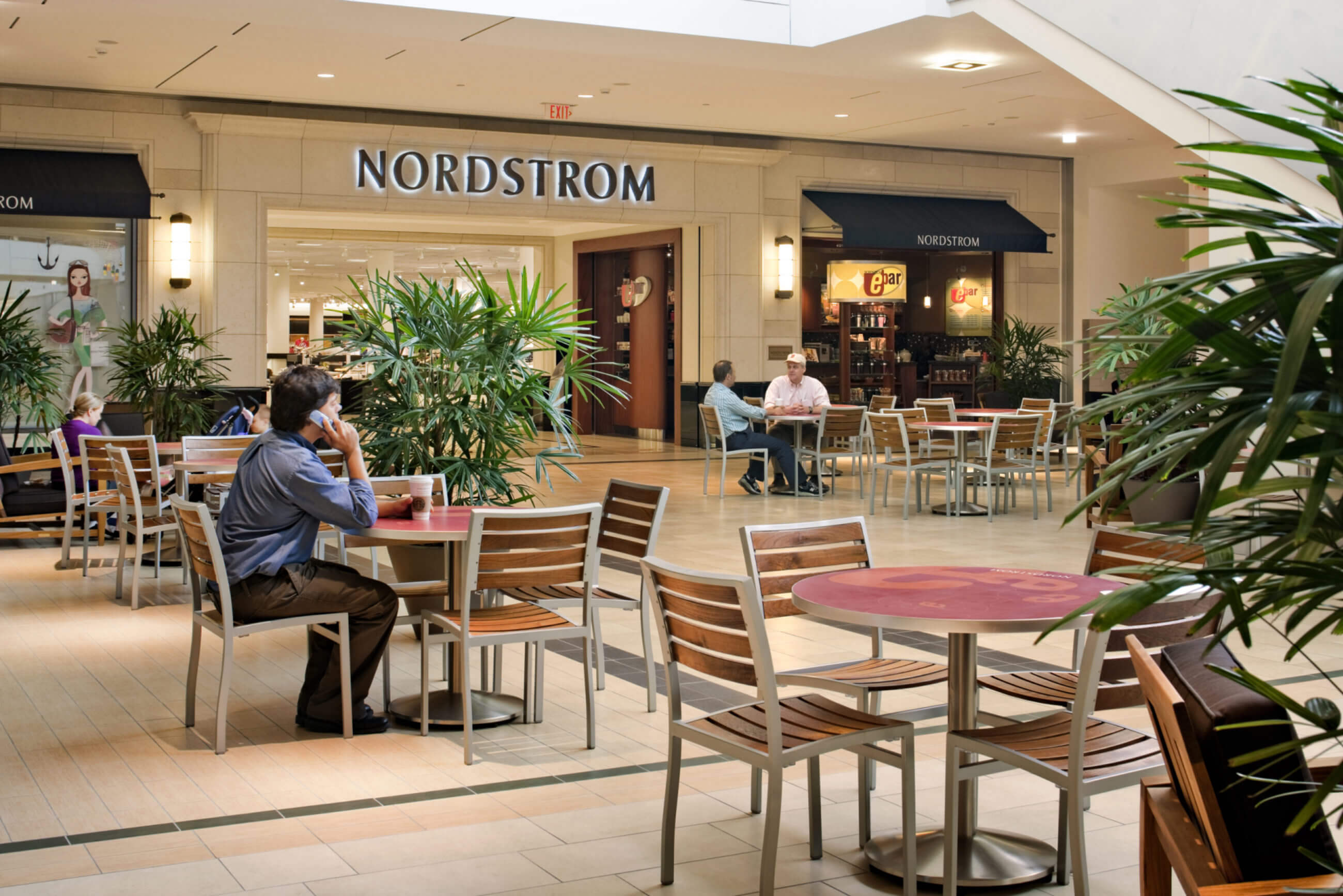 Northshore Mall Nordstrom store lighting