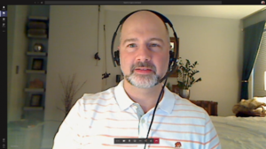 Video Chat with balanced lighting