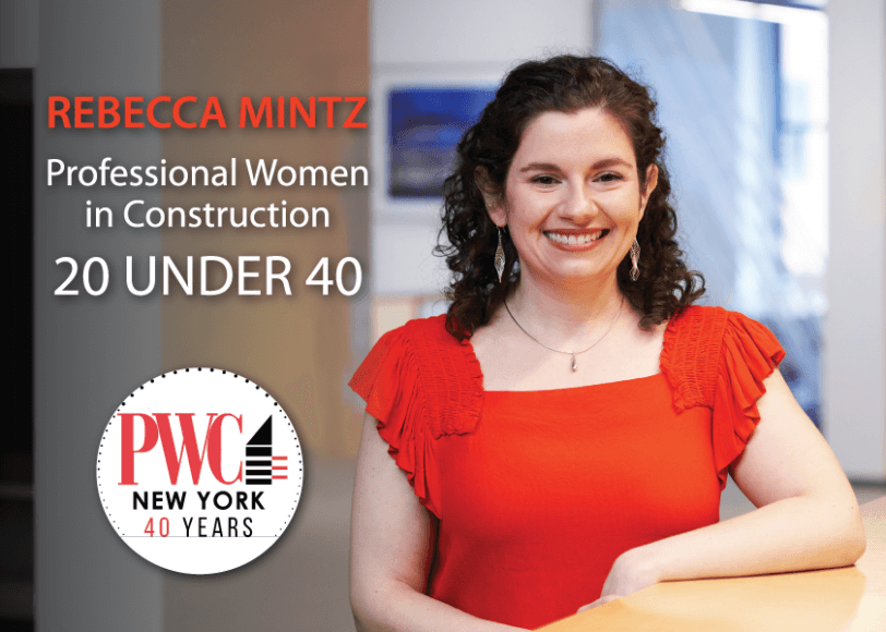 Rebecca Mintz 20 under 40 Professional Women in Construction (PWC).